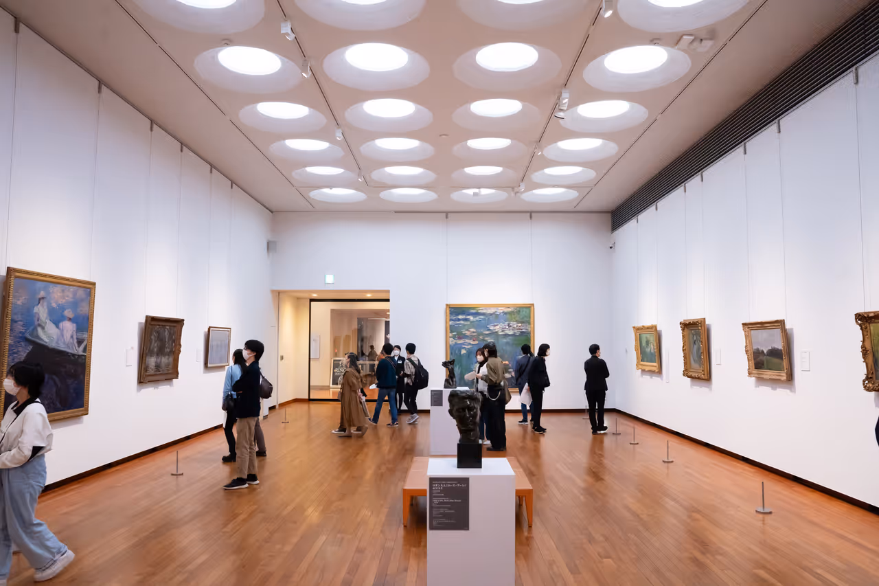 The national museum of western art in Tokyo
