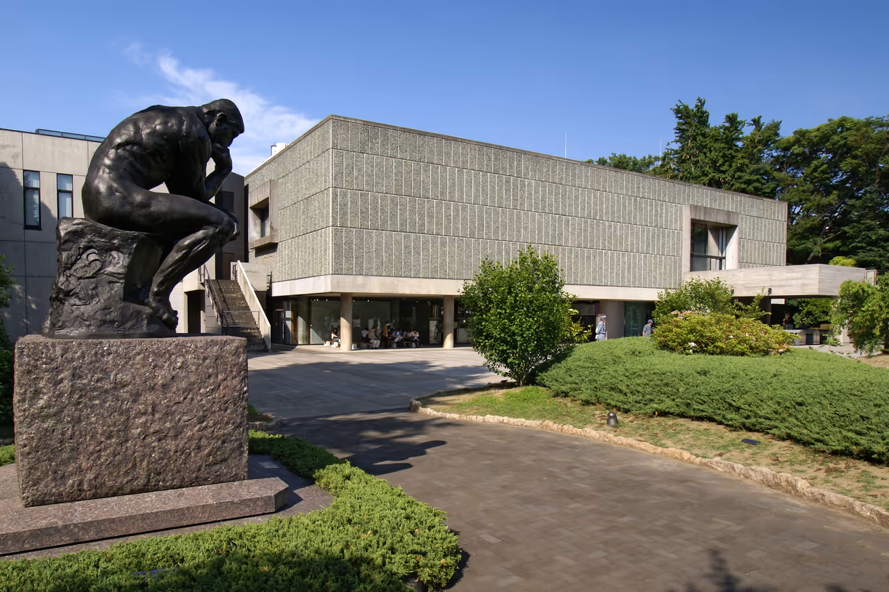 The national museum of western art in Tokyo