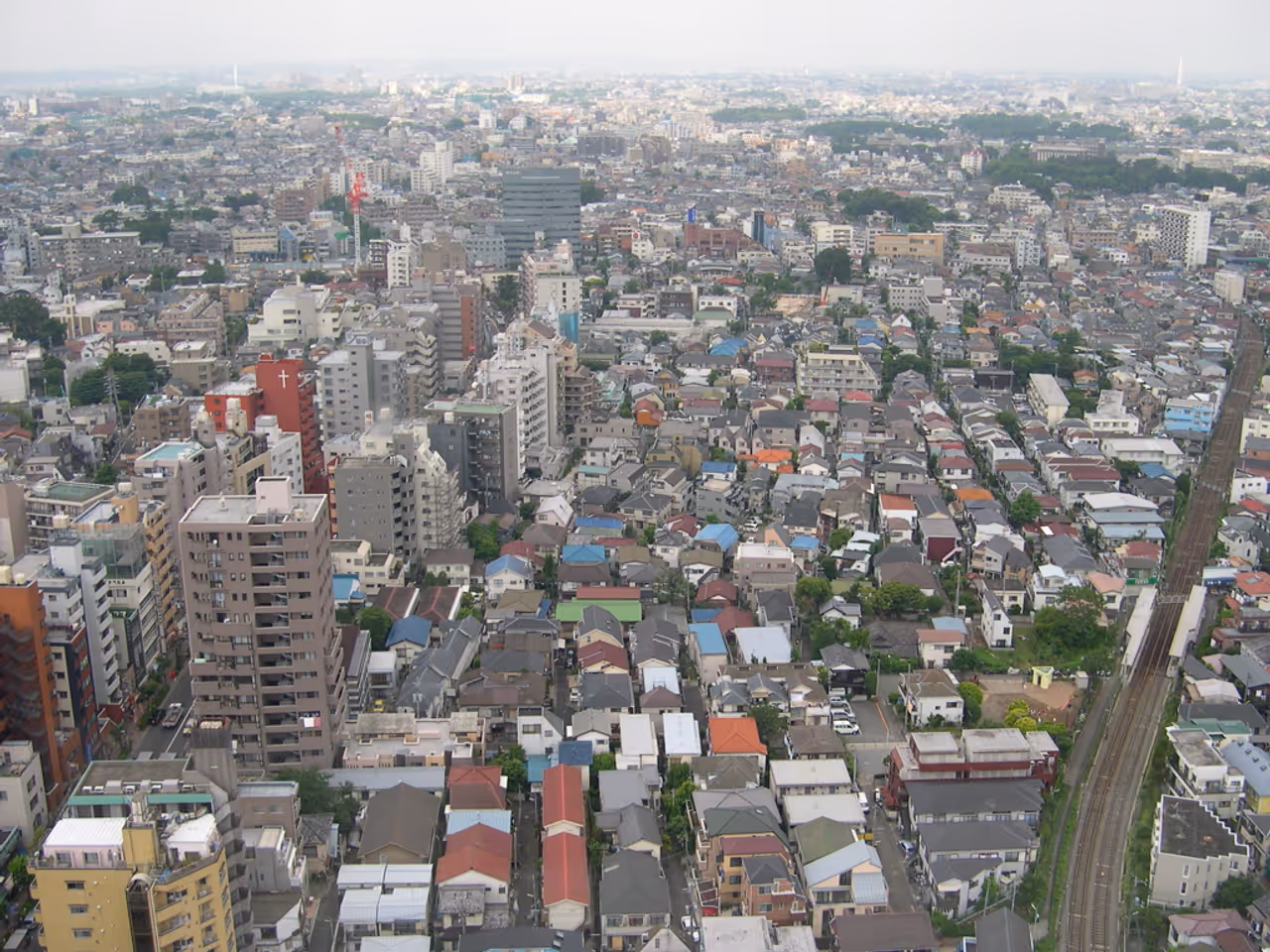 Carrot tower observation deck in Tokyo