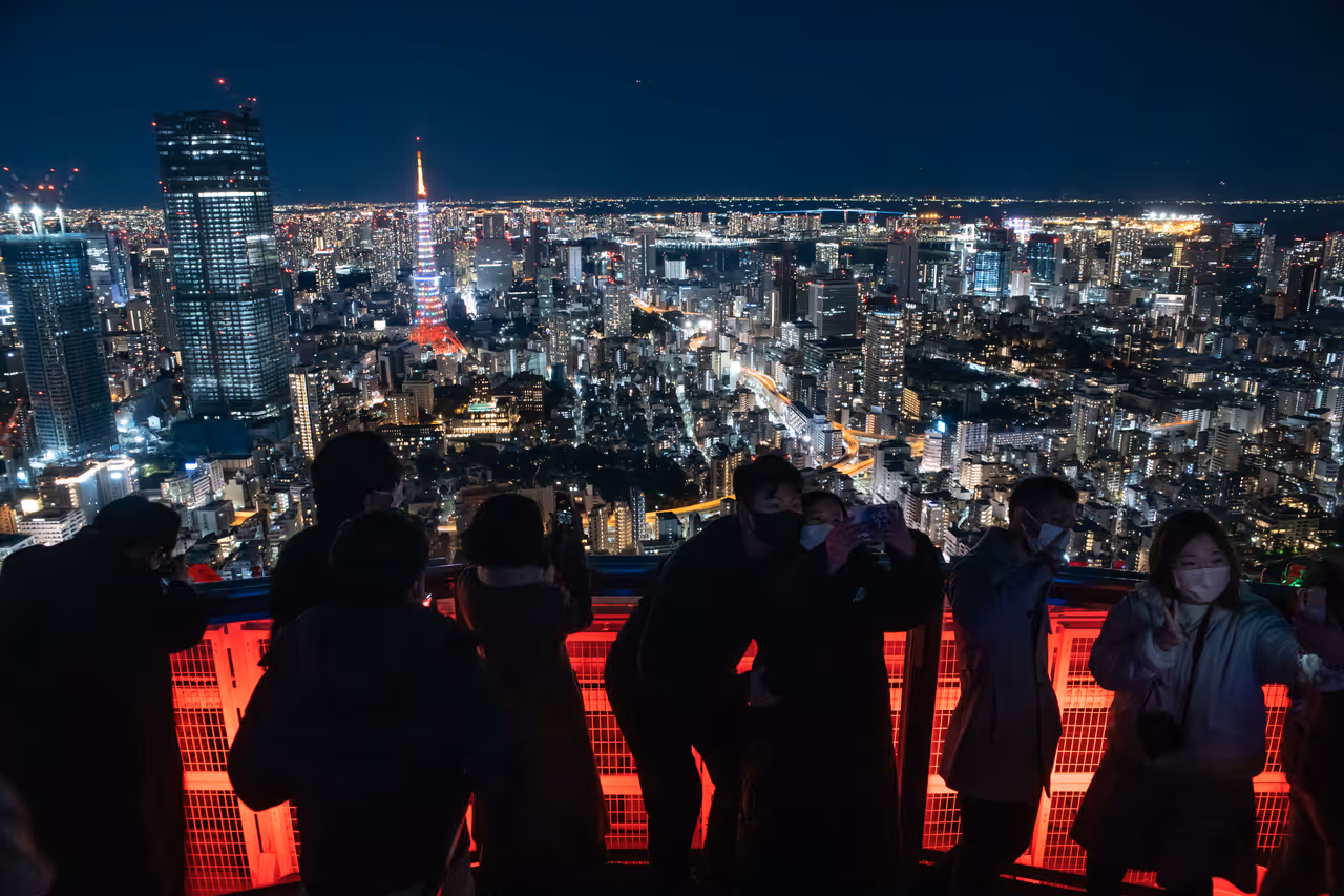Roppongi hills mori tower observation deck in Tokyo
