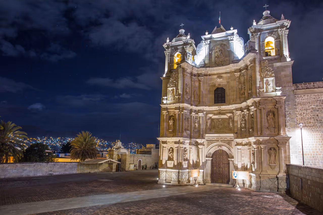 Basilica of our lady of solitude in Oaxaca city