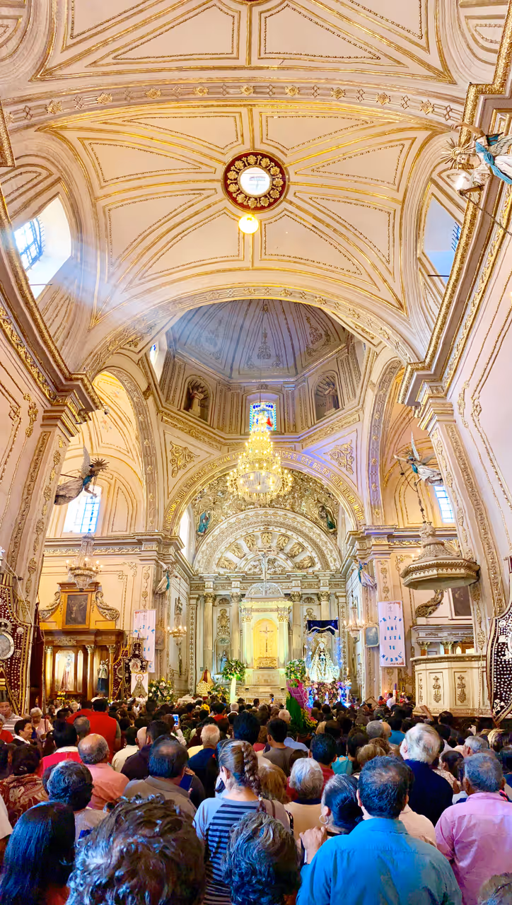 Basilica of our lady of solitude in Oaxaca city