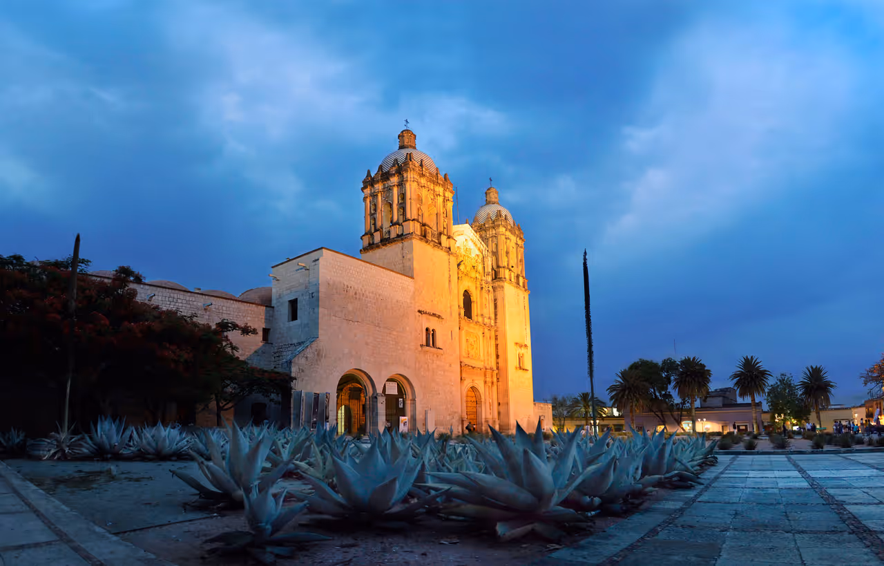 Church and convent of santo domingo de guzmán in Oaxaca city