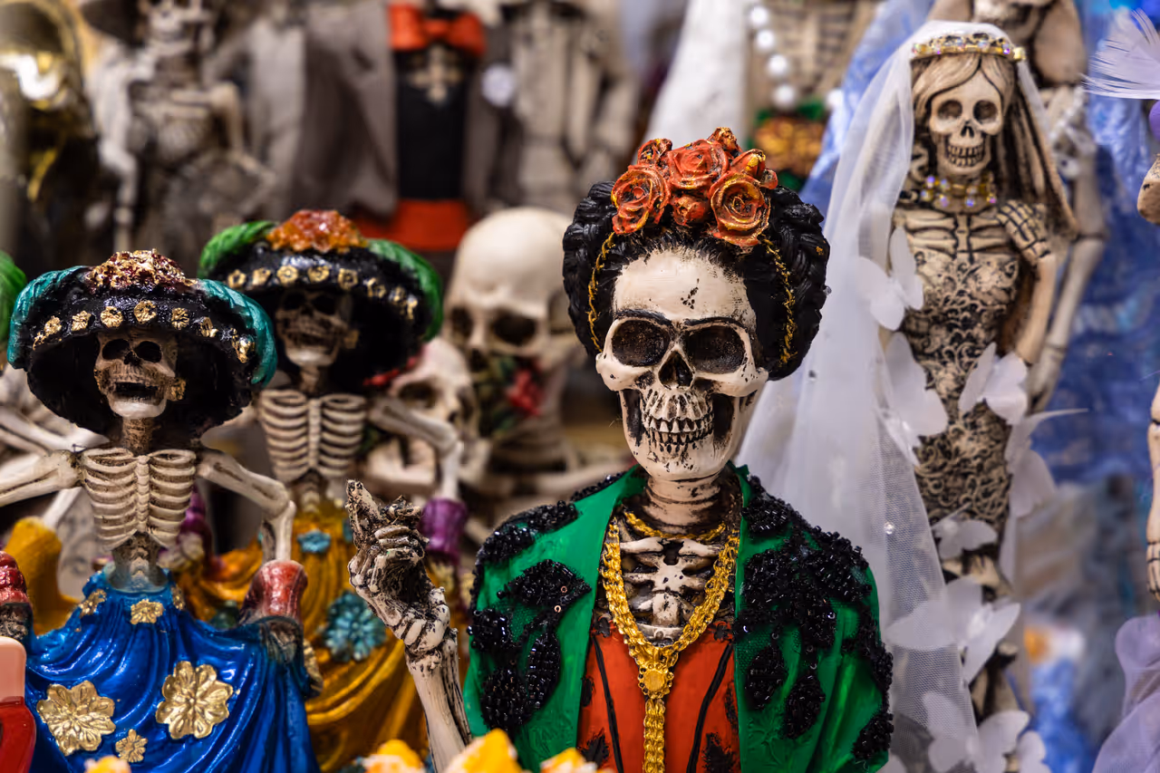 Day of the dead festival in Oaxaca city