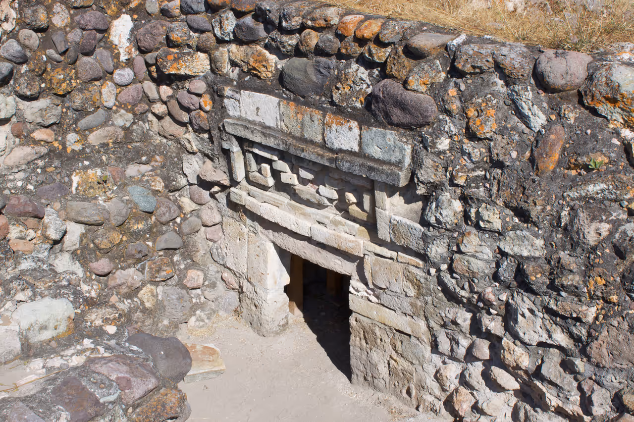 Yagul archaeological site in Oaxaca city
