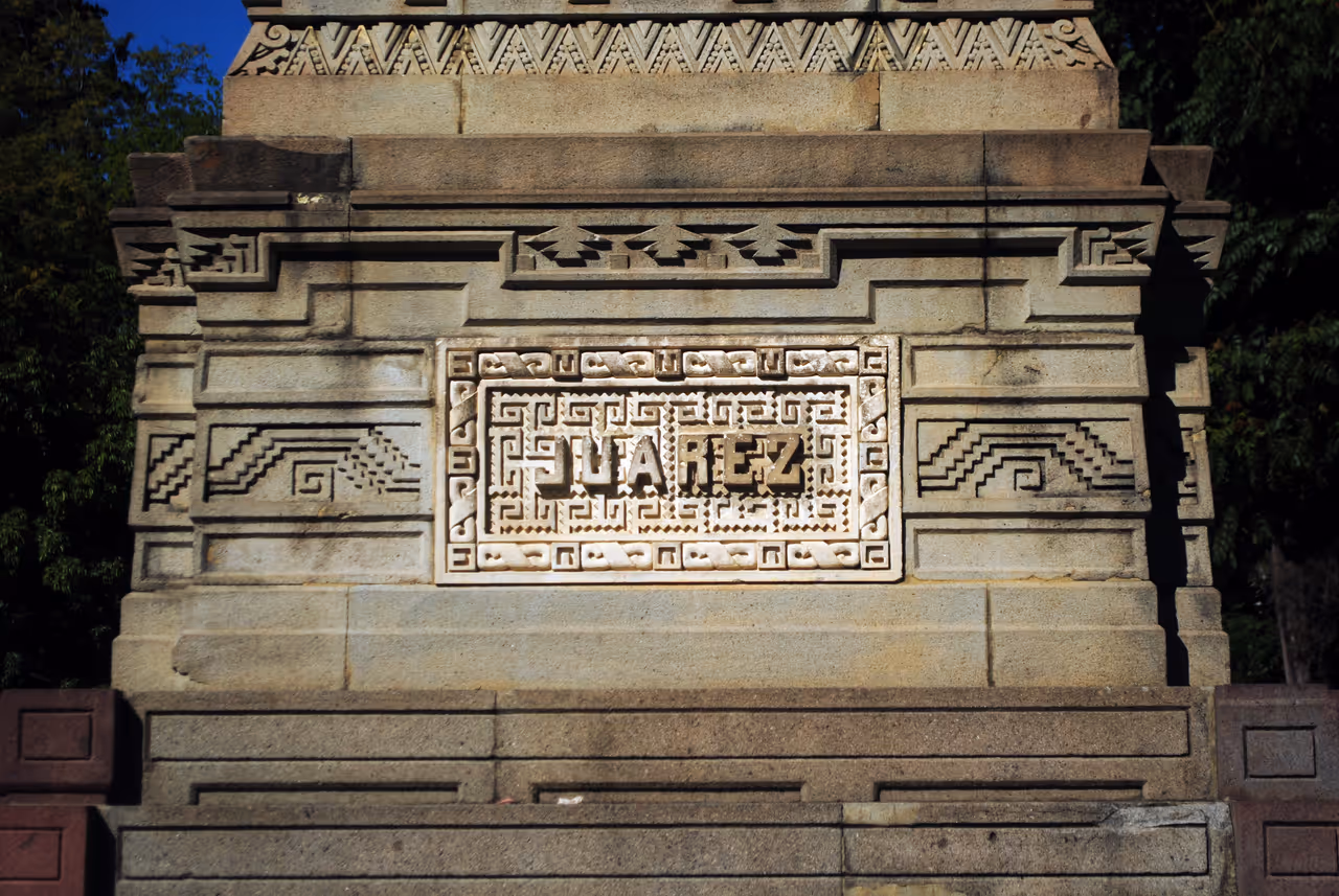 Paseo juarez el llano in Oaxaca city
