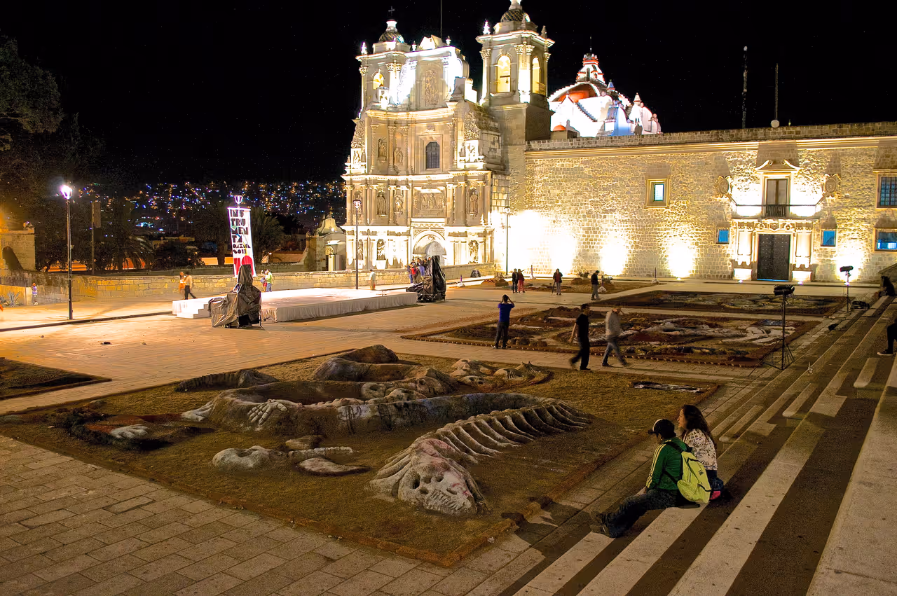 Oaxaca de juárez during the day of the dead