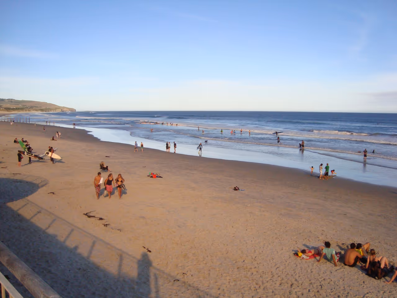 Surfing in Dunedin
