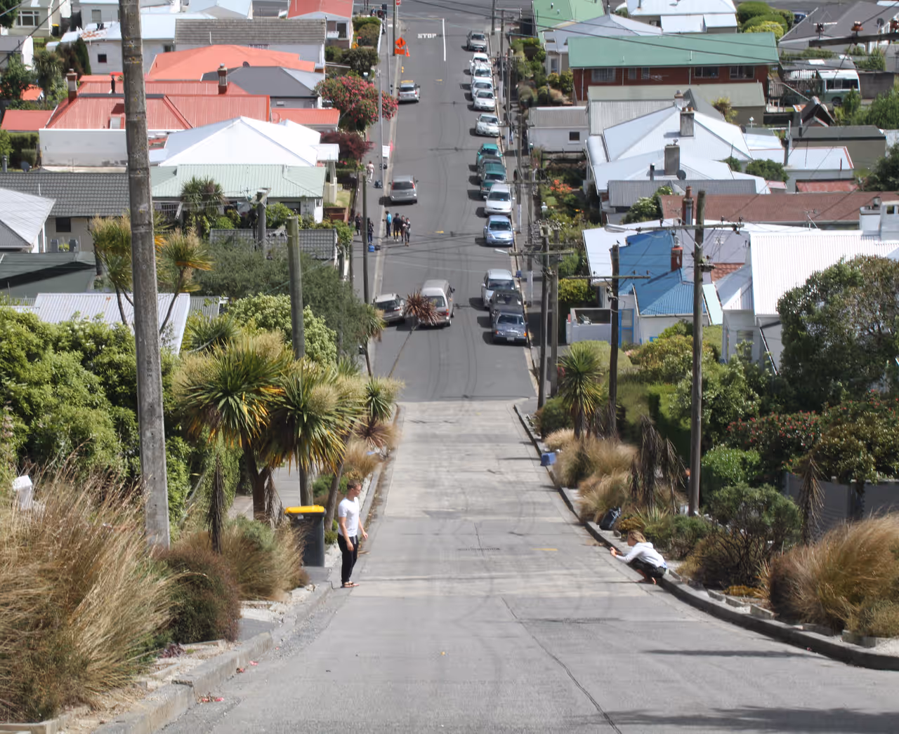 Baldwin street in Dunedin