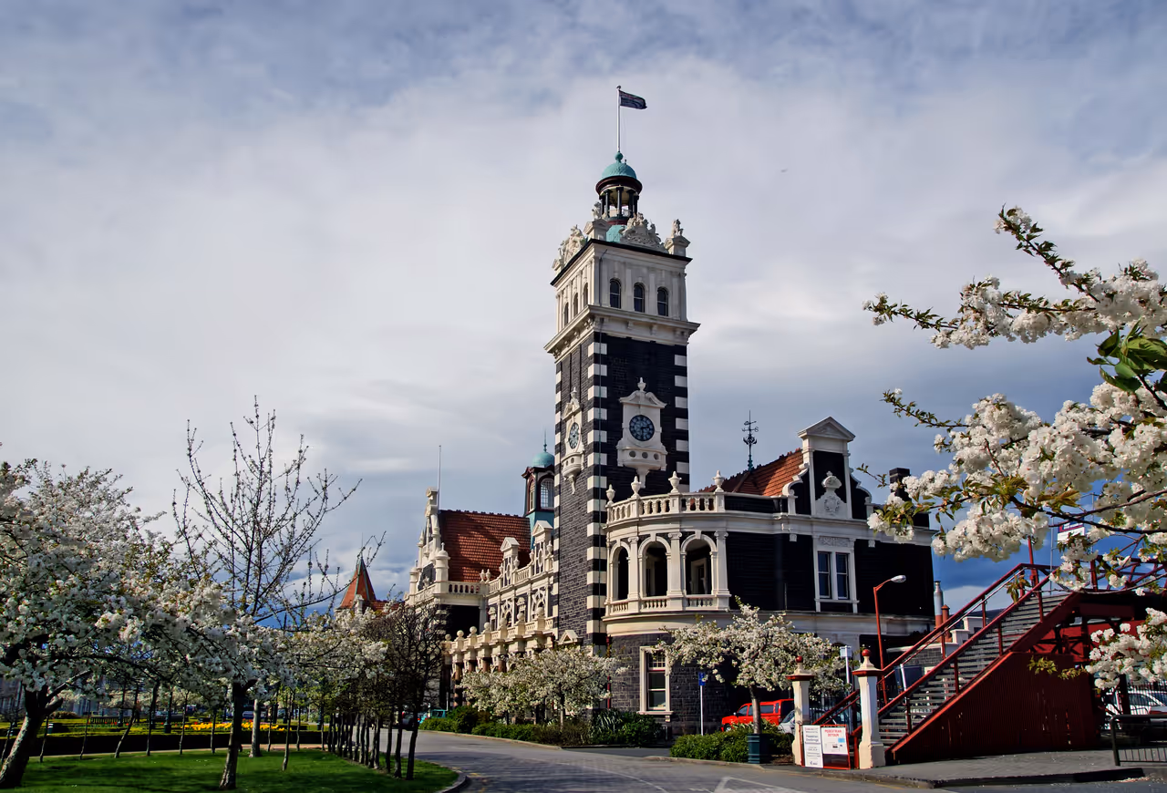 Railway station in Dunedin