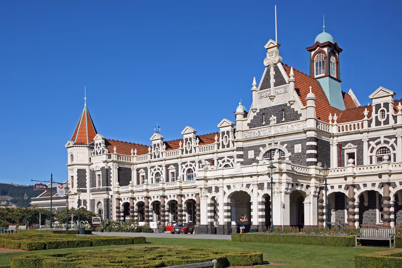 Railway station in Dunedin