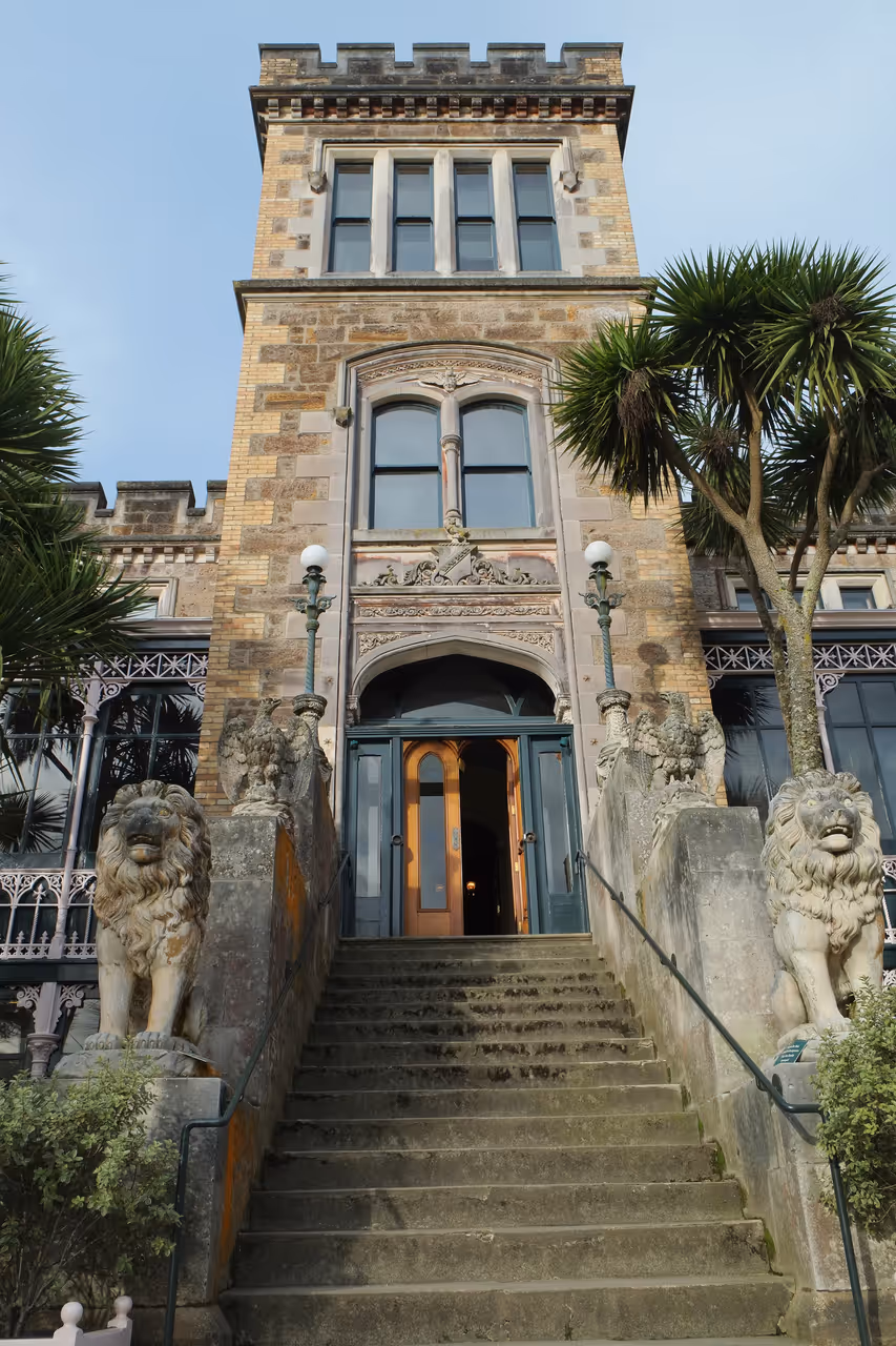 Larnach castle in Dunedin