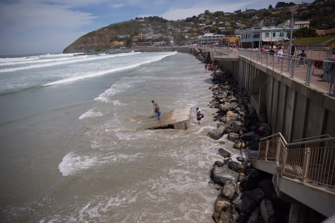 Saint Clair Beach in Dunedin