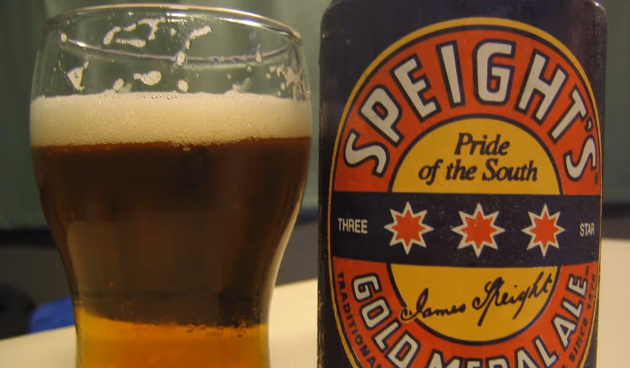 Speight's old dark food in Dunedin