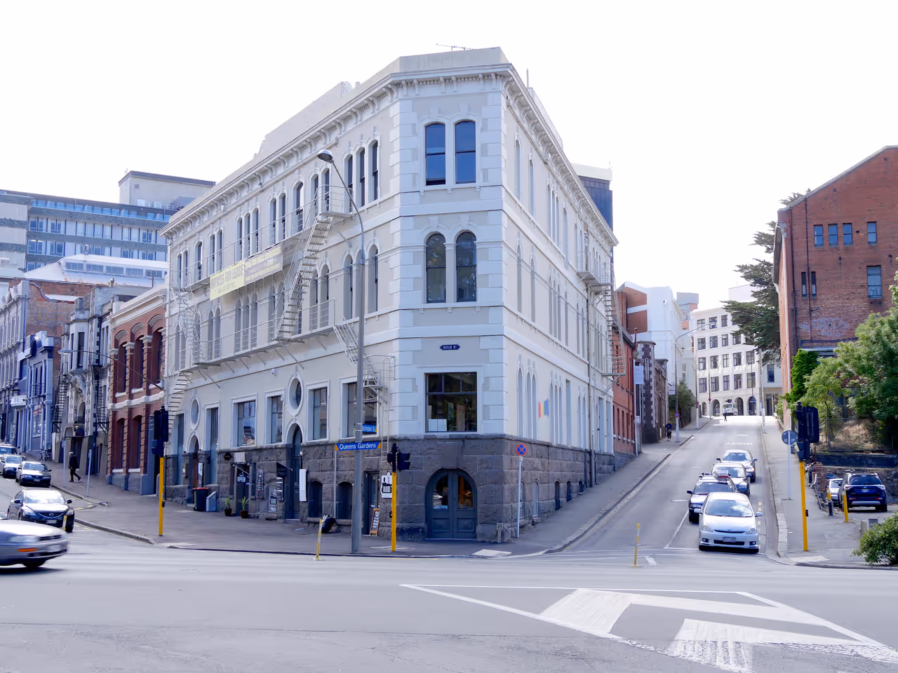 Blue oyster art project space in Dunedin