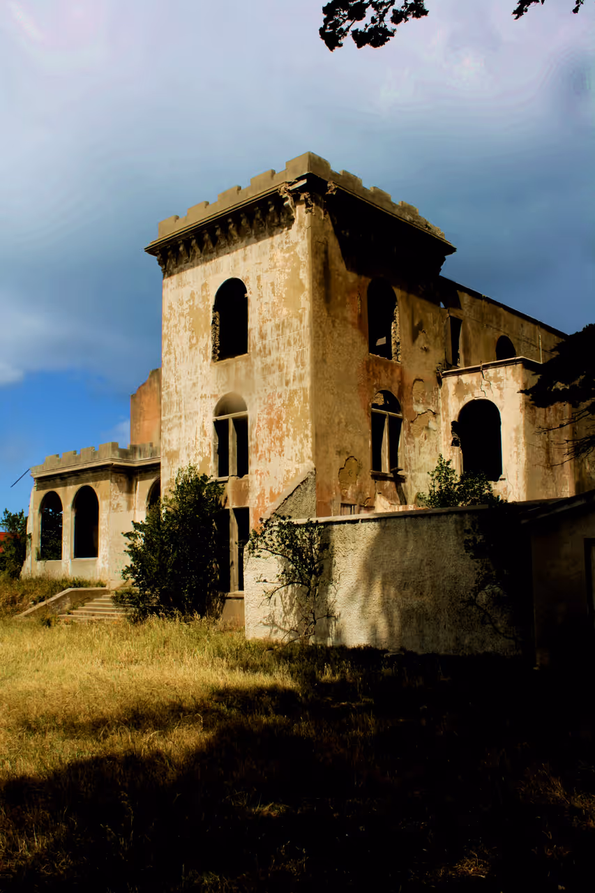 Cargill's castle ruins in Dunedin