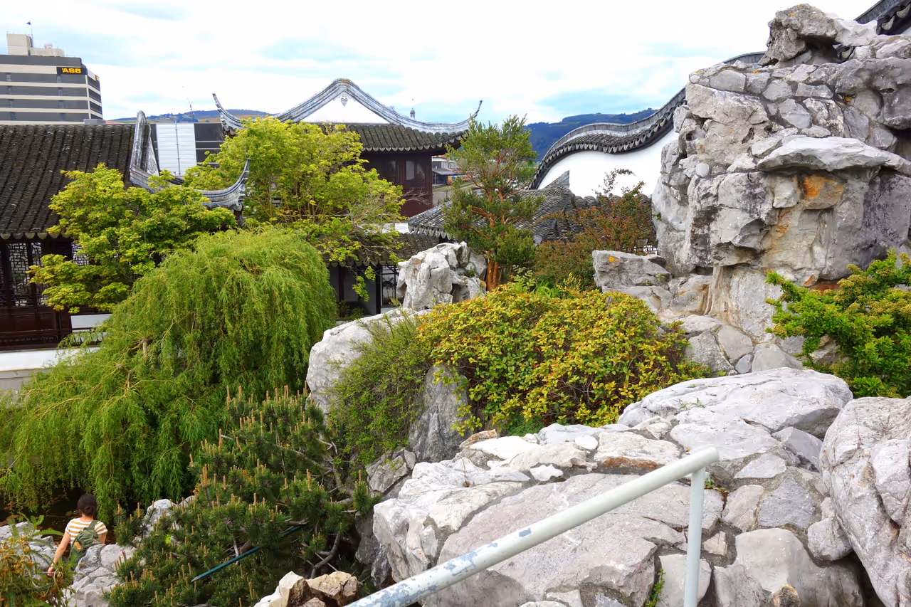 Chinese garden in Dunedin