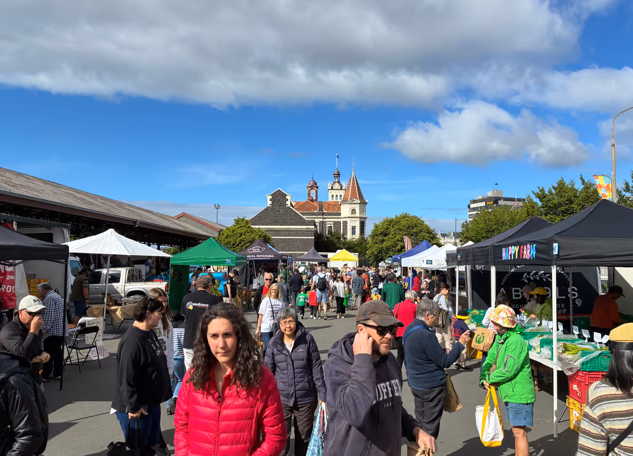 Otago farmers market market in Dunedin