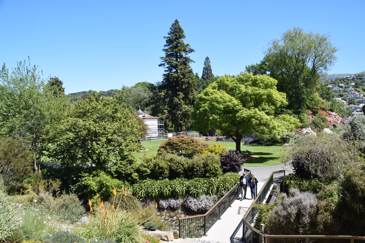 Botanic garden in Dunedin