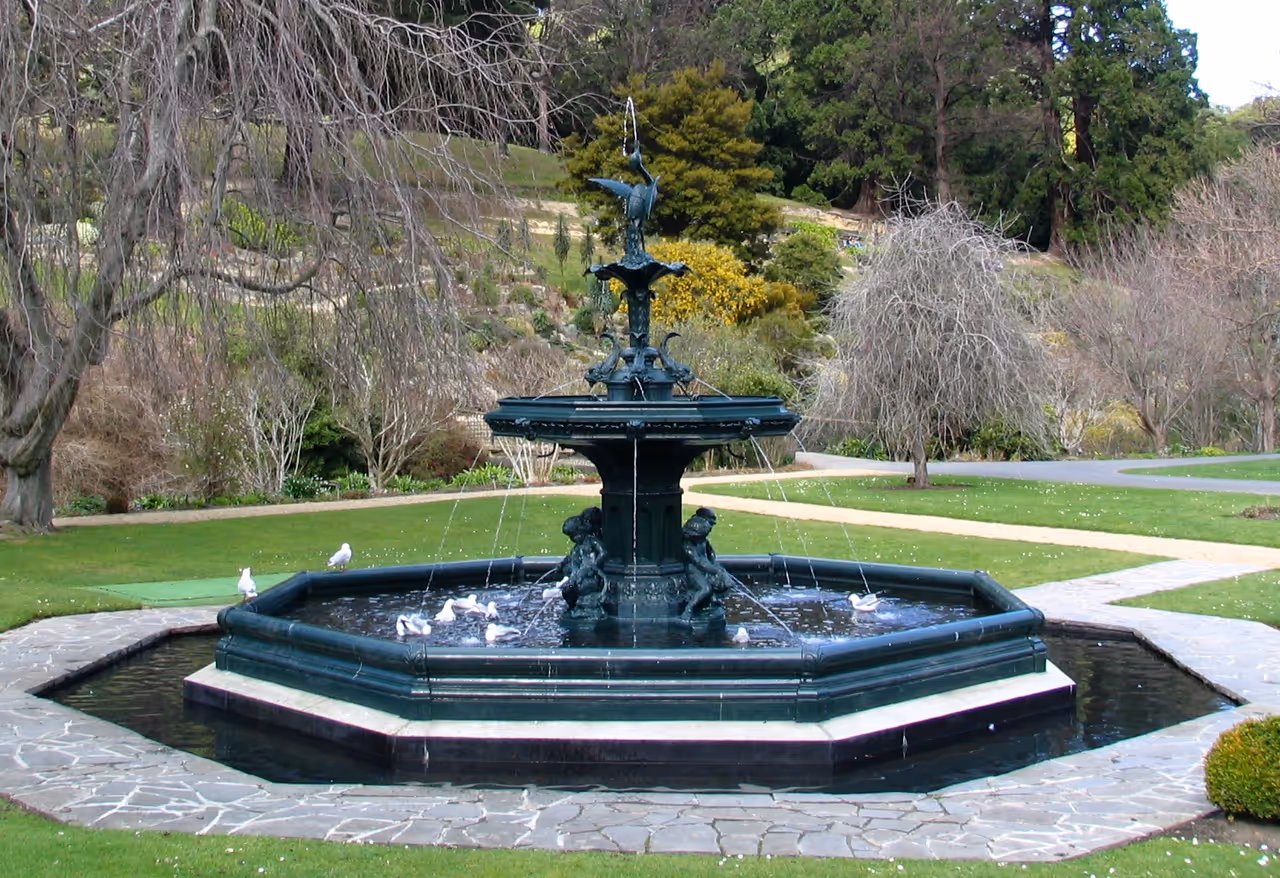 Botanic garden in Dunedin