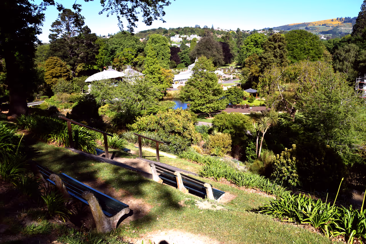 Botanic garden in Dunedin