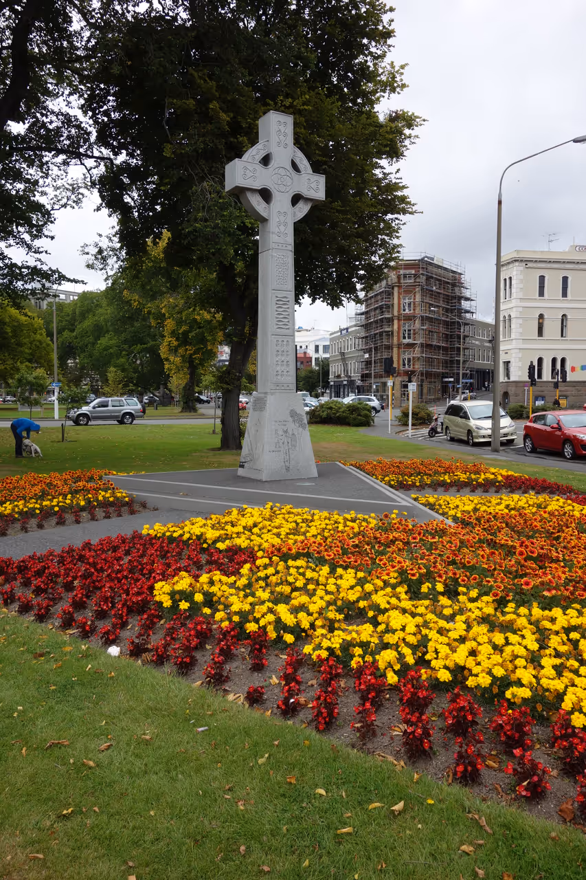 Queens gardens in Dunedin