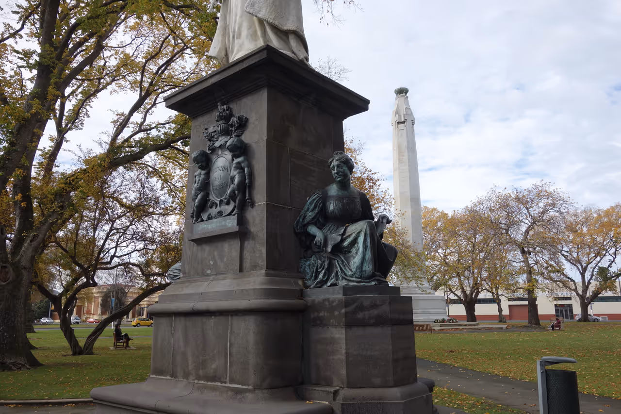 Queens gardens in Dunedin