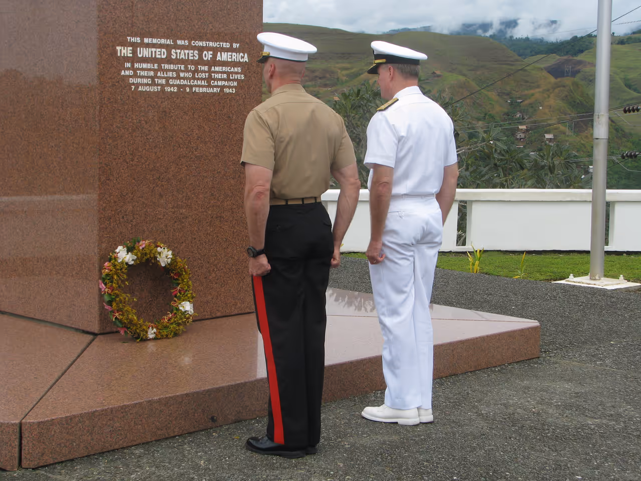 Guadalcanal american memorial in Honiara