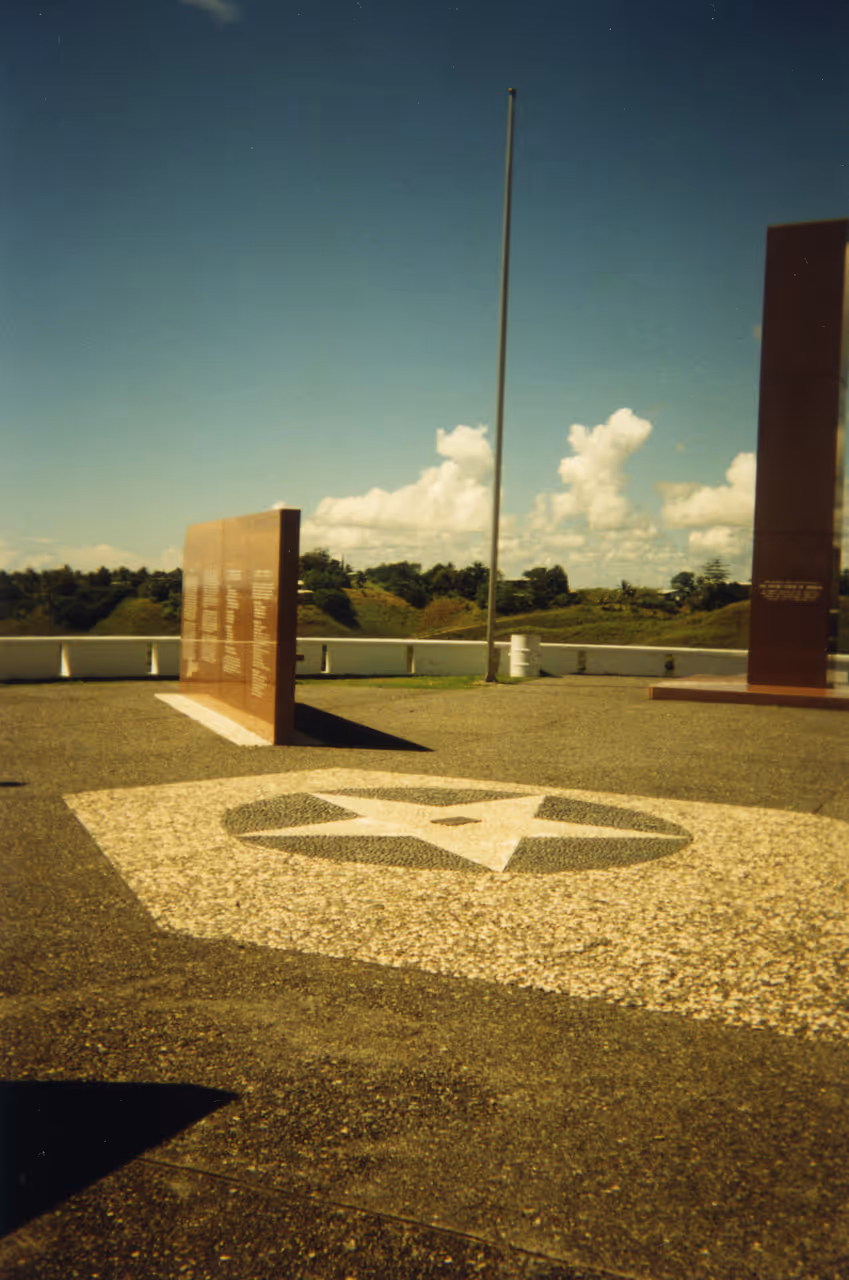 Guadalcanal american memorial in Honiara