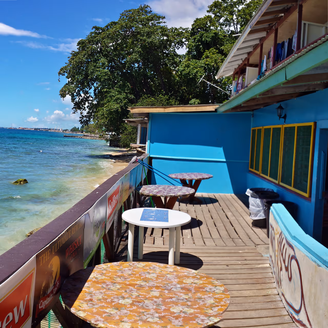 Balcony view of Tropicana Motel Rove Honiara Solomon Islands