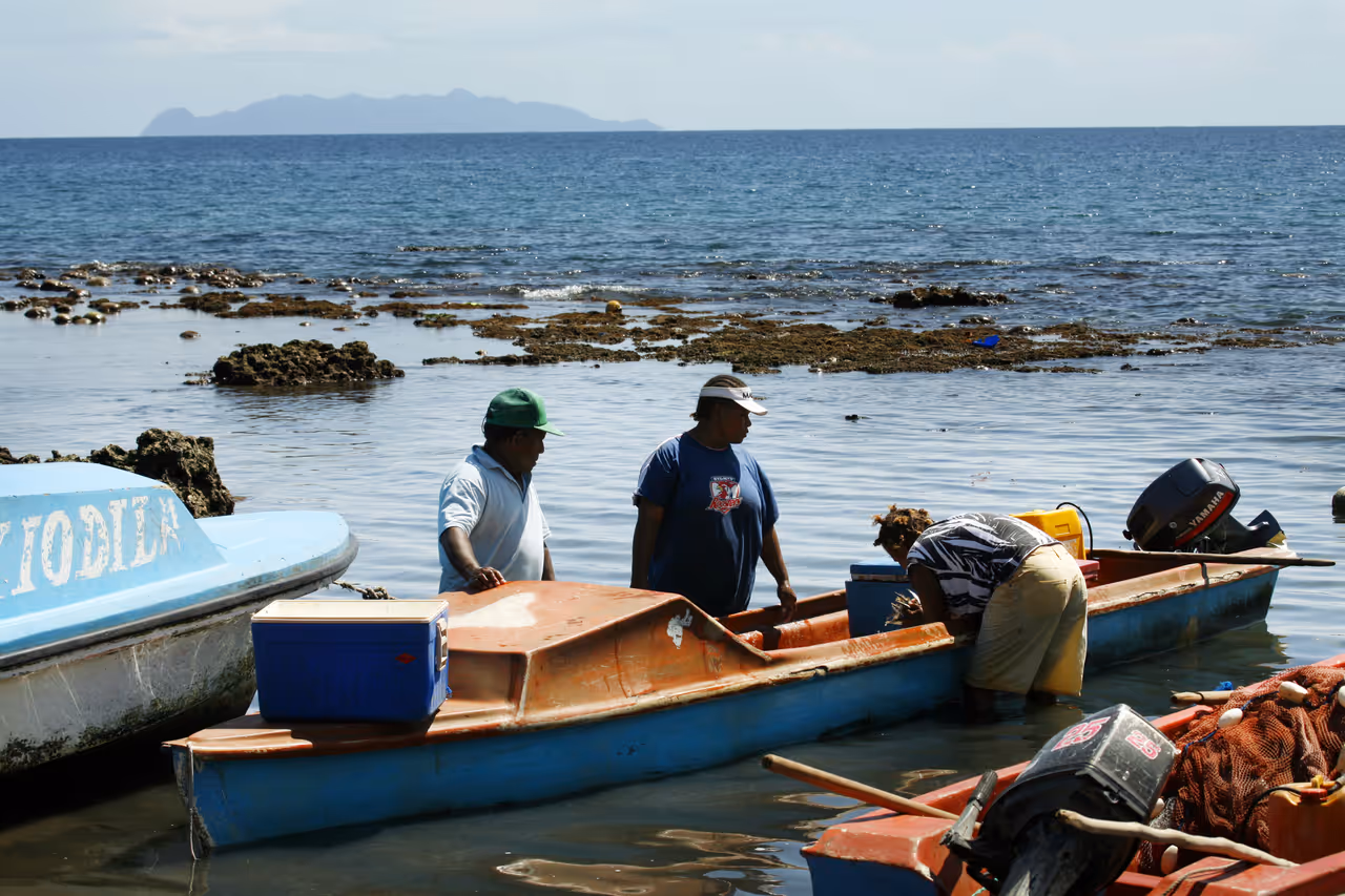 Fishboat in Honiara