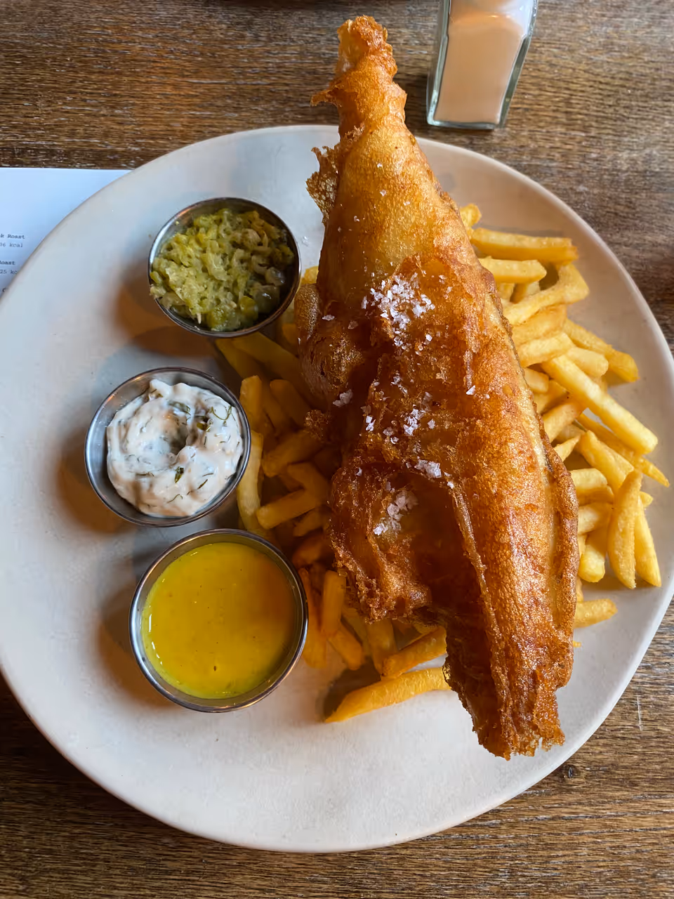 Fresh catch fish and chips food in Honiara