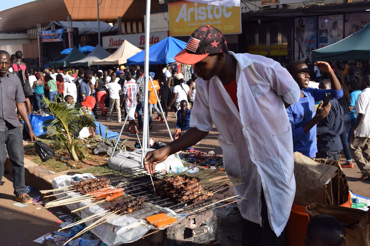 Pijin style barbecue food in Honiara