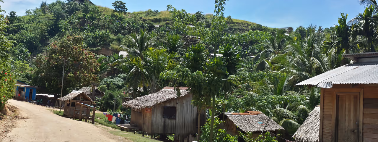 White river suburban market in Honiara