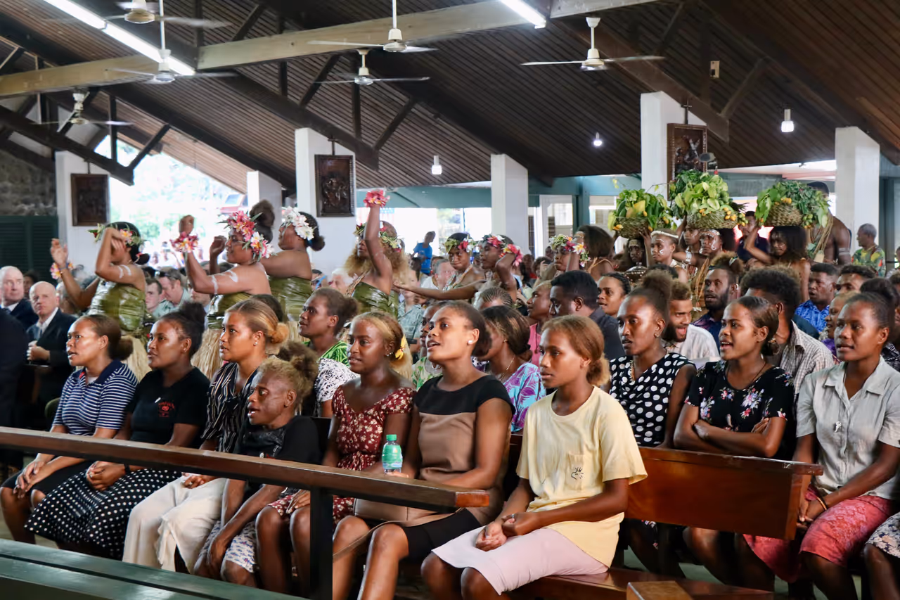 Holy cross cathedral in Honiara