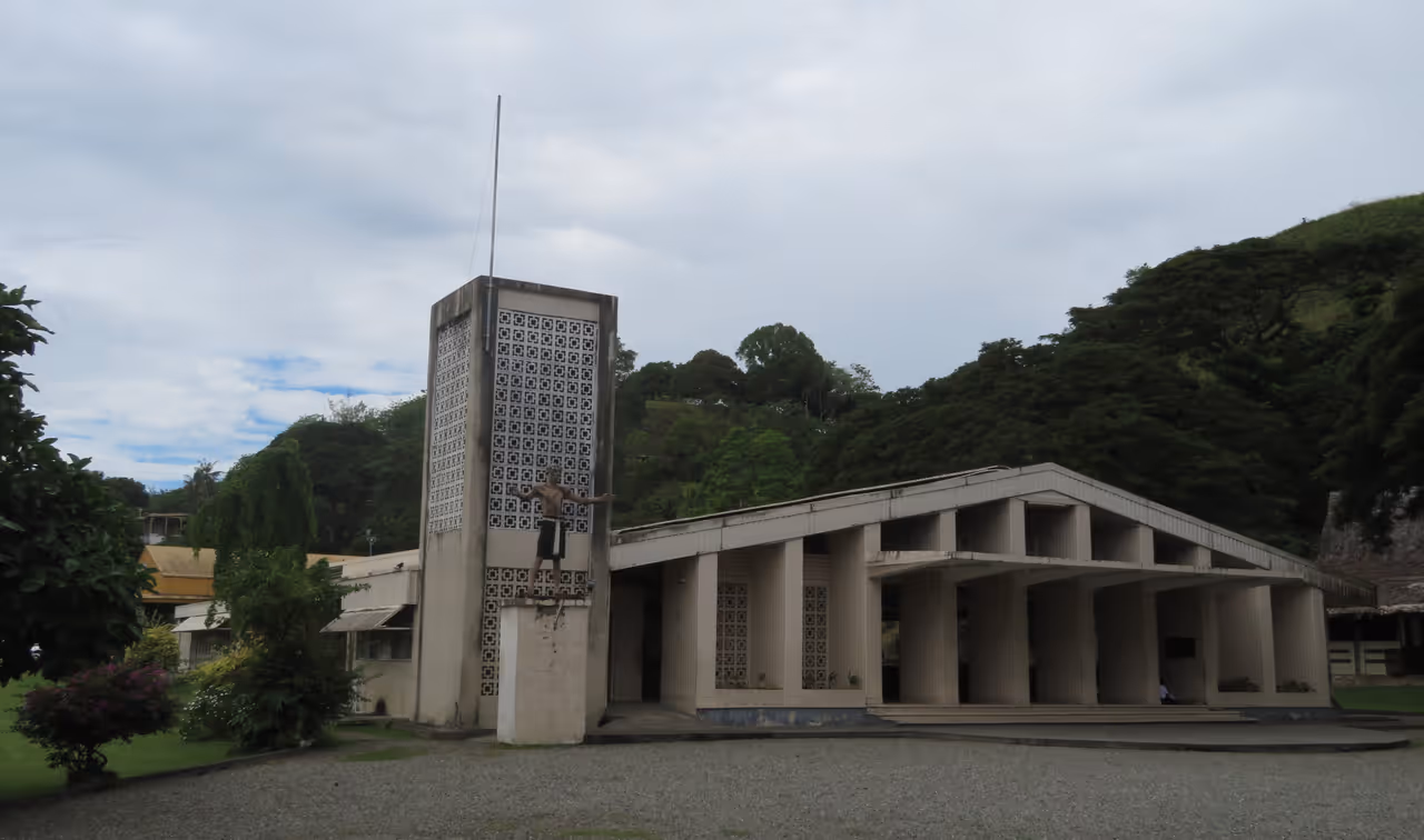 St barnabas cathedral in Honiara