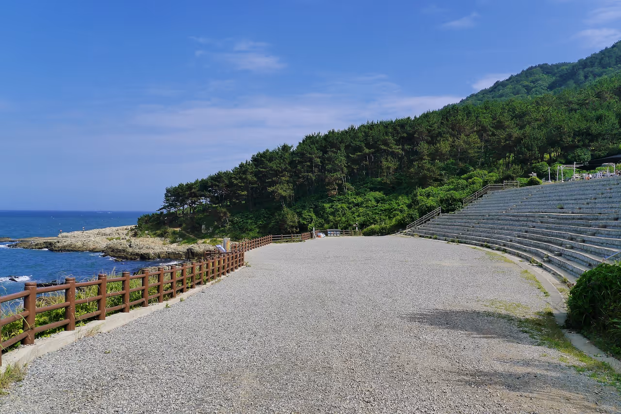 Explore the coastal cliffs in Busan