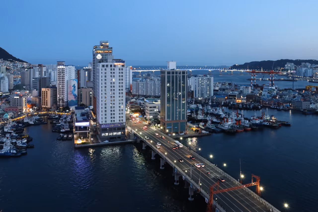 Bascule bridge in Busan