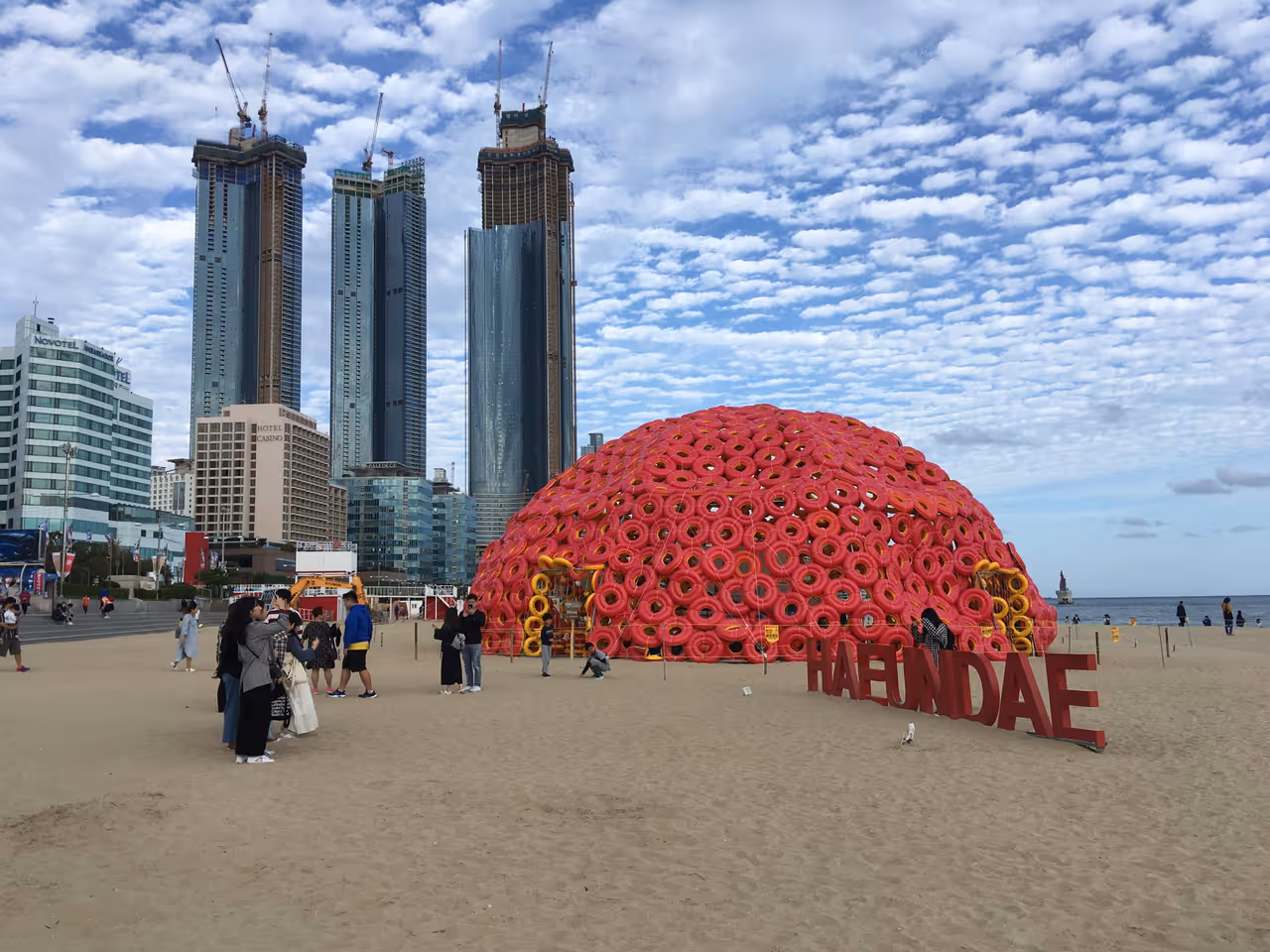 The landmark in Busan
