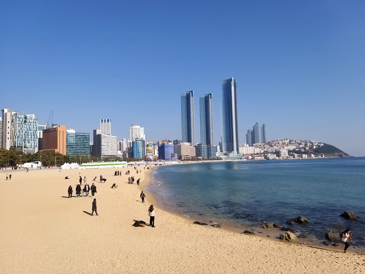 The landmark in Busan