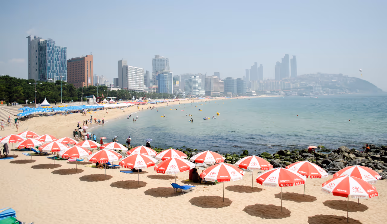 Haeundae Beach in Busan