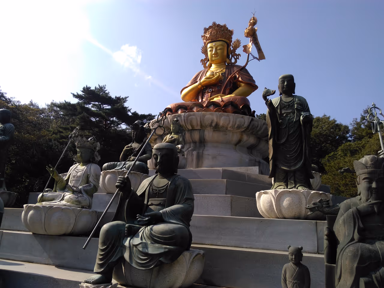 Serene beomeosa temple in Busan