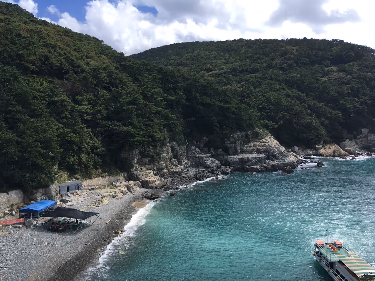 Cliffs of Taejongdae in Busan
