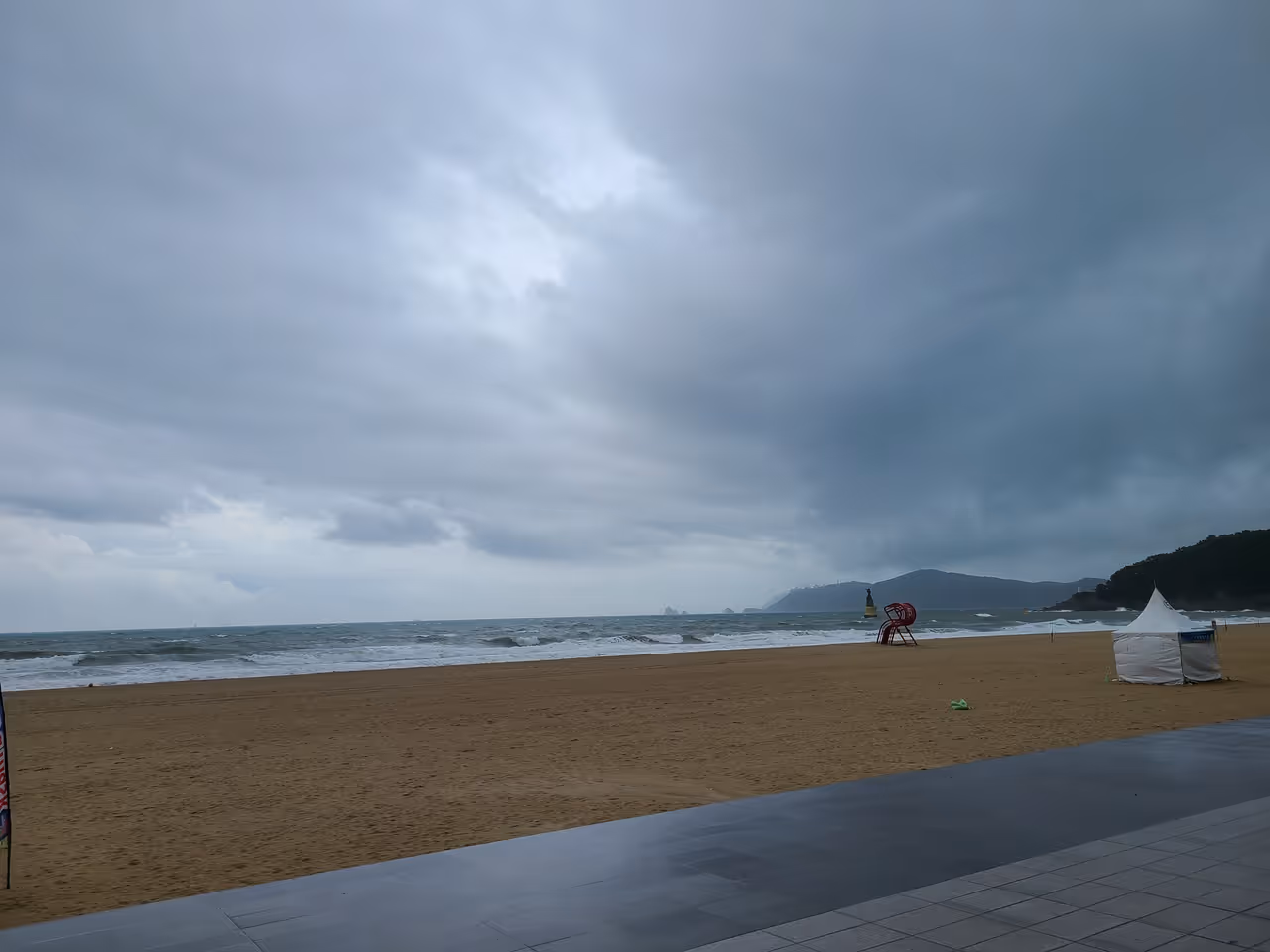 Polar bear swim festival in Busan