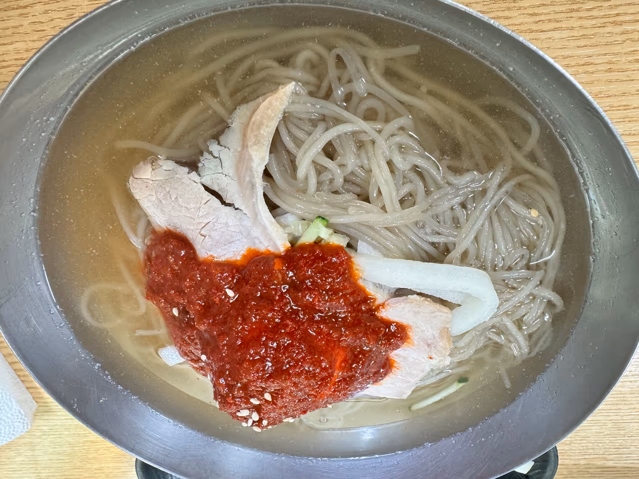 Wheat noodles food in Busan