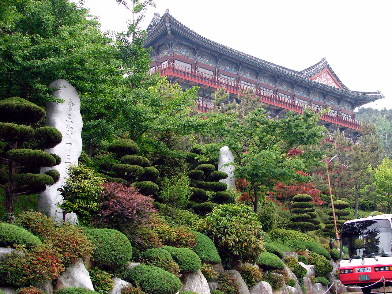 Lantern festival temple in Busan