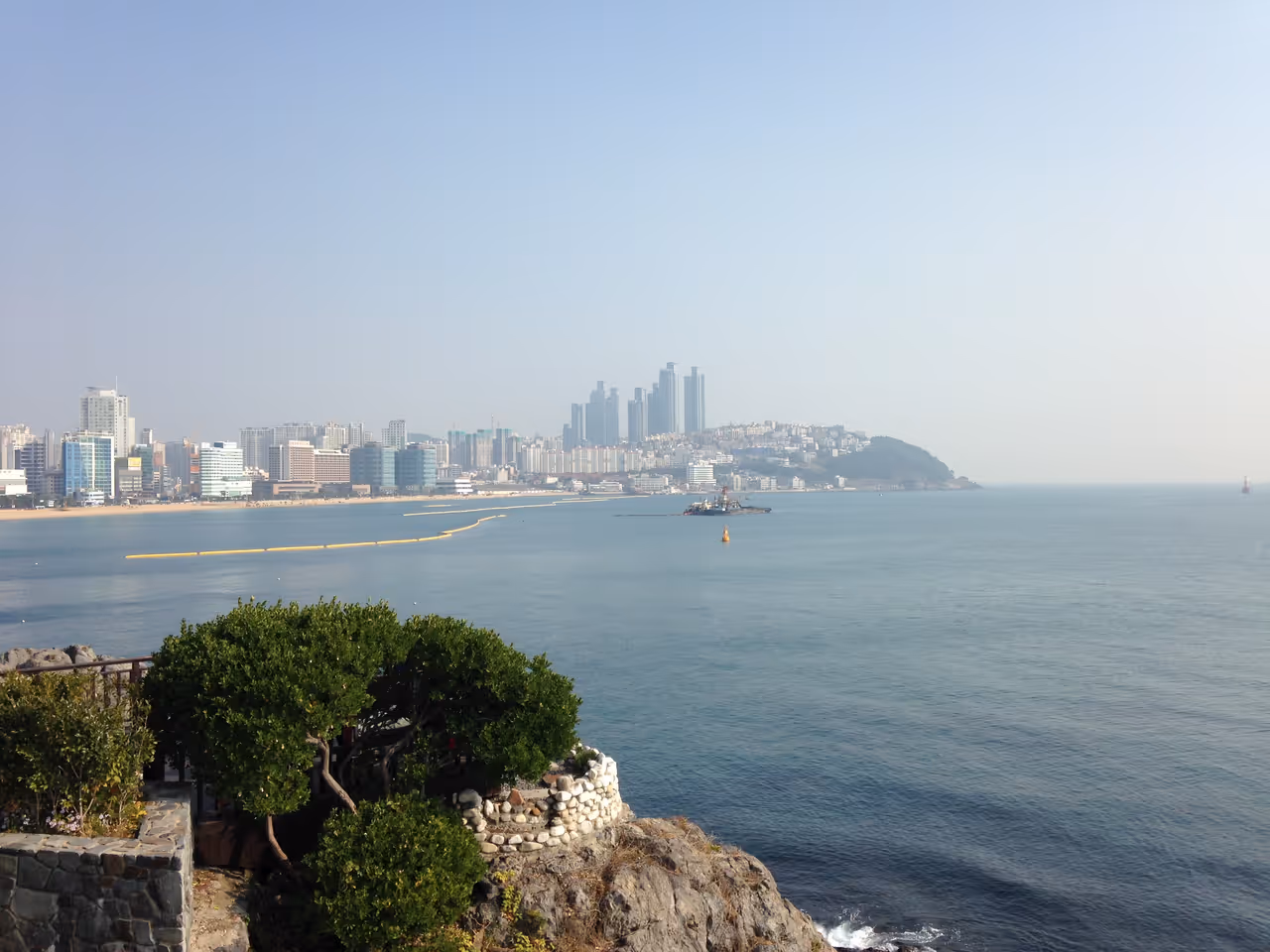 Romantic hill in Busan