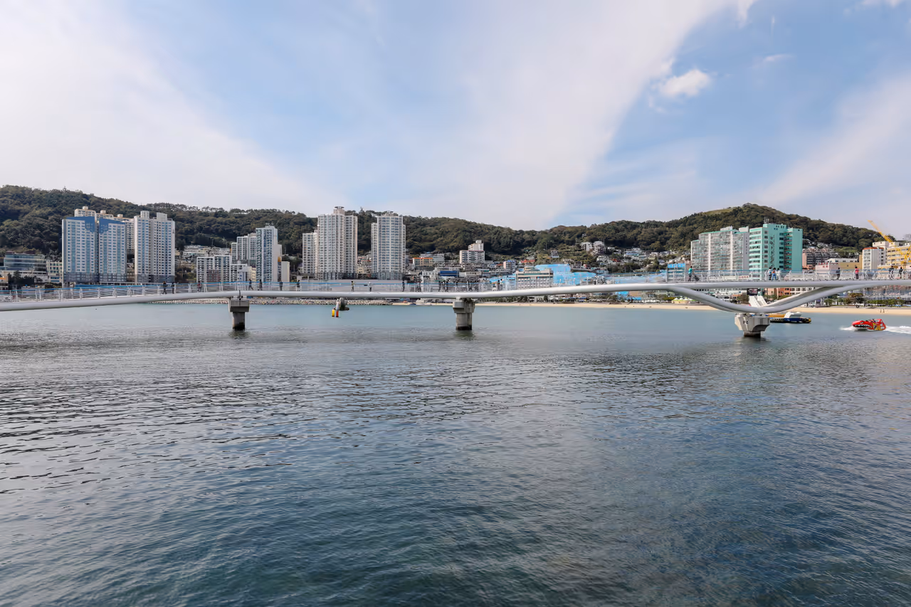 Songdo beach in Busan