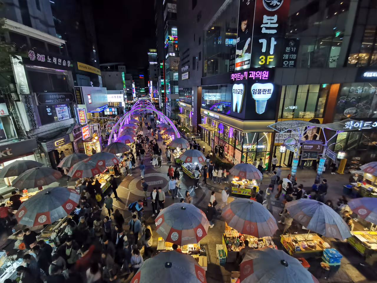 International market market in Busan