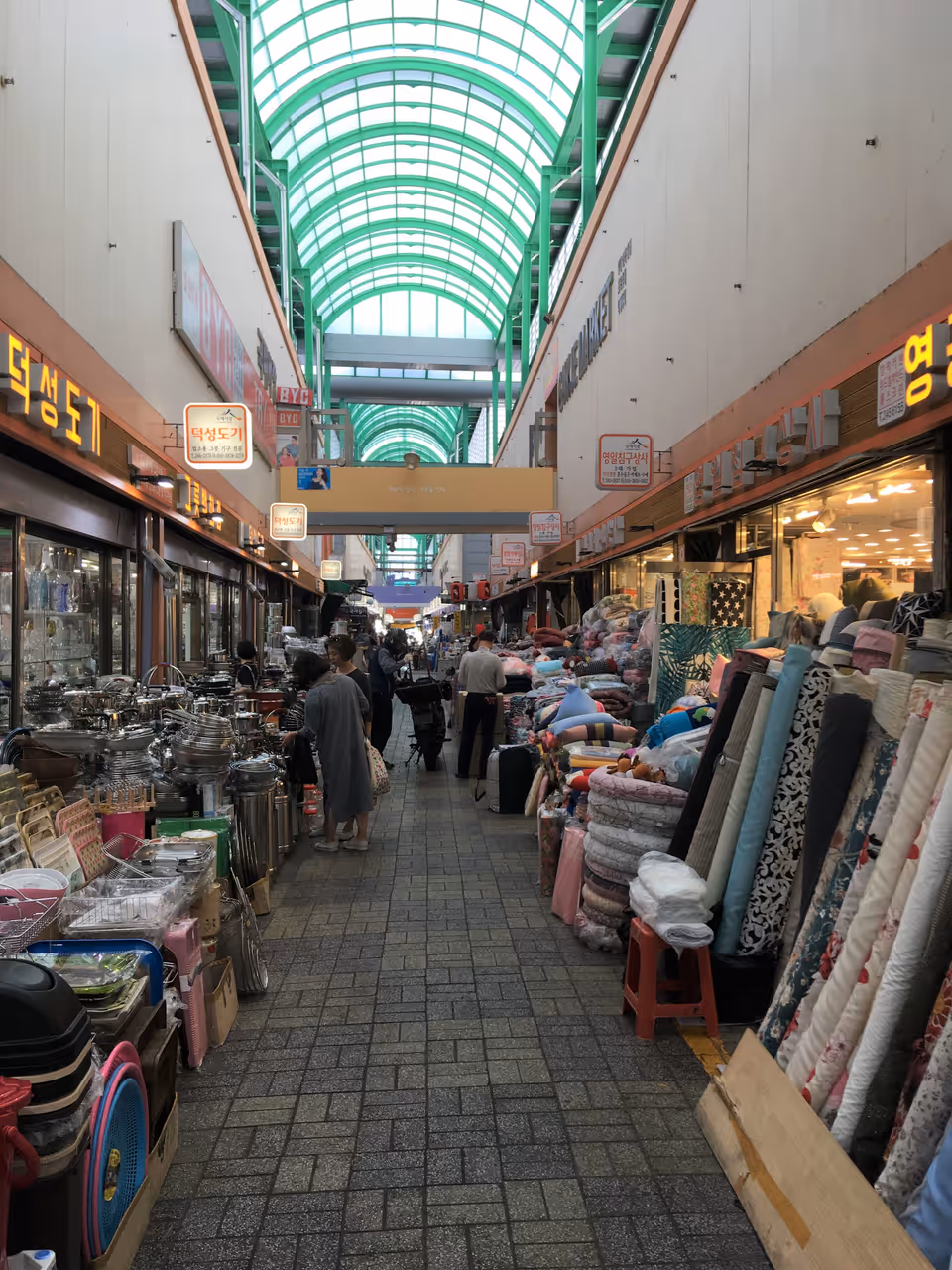 International market market in Busan